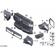BMW Air Duct - Genuine BMW 51747200824