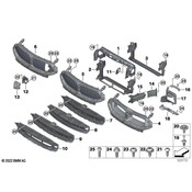 BMW Radiator Support Air Deflector - Genuine BMW 51747359819