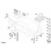 BMW Connection Rod Front Air Duct (250mm) - Genuine BMW 51748035538