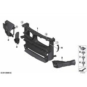 BMW Radiator Support Air Duct - Genuine BMW 51748056233