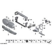 BMW Radiator Support Air Duct - Genuine BMW 51748059678