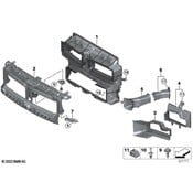BMW Radiator Support - Genuine BMW 51748081237