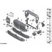 BMW Radiator Support Air Duct - Genuine BMW 51748091891