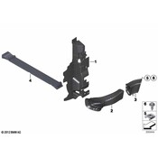 Mini Radiator Support Air Duct - Genuine Mini 51749802121