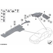 BMW Covering Rear Centre - Genuine BMW 51757185000