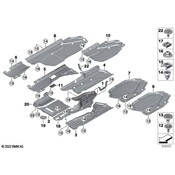BMW Underbody Panelling Side Left - Genuine BMW 51757308675