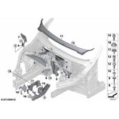 BMW Cover Steering Gear Bottom Left - Genuine BMW 51757325399