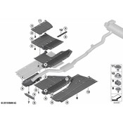 BMW Floor Extension - Genuine BMW 51757374691