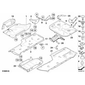 BMW Underbody Panelling Left - Genuine BMW 51758044619