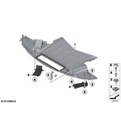 BMW Cover Brake Air Ramp Left - Genuine BMW 51758059917