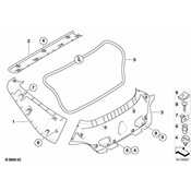 BMW Hatch Seal - Genuine BMW 51763425290