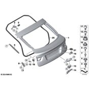 BMW Trunk Lid Gasket - Genuine BMW 51767003105