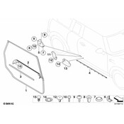 MINI Door Seal - Genuine MINI 51767167218