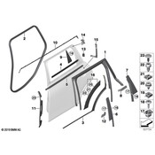 Mini Door Seal - Genuine Mini 51767344157