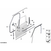 Mini Door Seal - Genuine Mini 51767390056