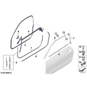 BMW Door Applique - Genuine BMW 51767456088