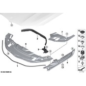 BMW Radiator Support Access Cover - Genuine BMW 51767475289