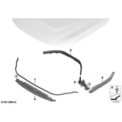 BMW Hood Seal - Genuine BMW 51768497752