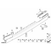 BMW Retaining Strip A-Pillar Left - Genuine BMW 51777175897