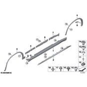 BMW Wheel Arch Molding - Genuine BMW 51778089920