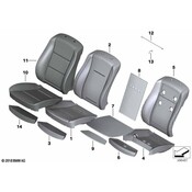 BMW Seat Cushion Pad - Genuine BMW 52107007593