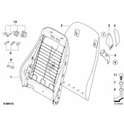BMW Seat Belt Guide - Genuine BMW 52107053931