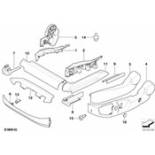 BMW Seat Trim Panel - Genuine BMW 52107072688