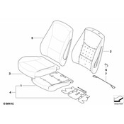 BMW Seat Back Cushion - Genuine BMW 52107118414