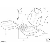 Mini Seat Back Cover - Genuine Mini 52107132527
