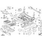 BMW Seat Trim Panel - Genuine BMW 52107157394