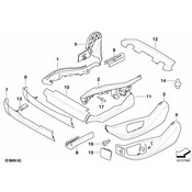 BMW Seat Trim Panel - Genuine BMW 52107162227