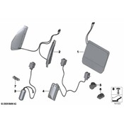 BMW Lordosis Pad (E89) - Genuine BMW 52107213761