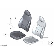 BMW Seat Back Cover - Genuine BMW 52107213913
