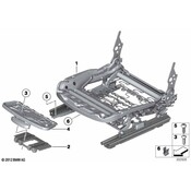 BMW Seat Adjuster - Genuine BMW 52107240122