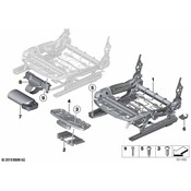 BMW Seat Adjuster - Genuine BMW 52107243524
