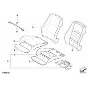 BMW Seat Cover - Genuine BMW 52107246835