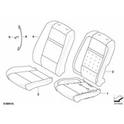 BMW Seat Back Cover - Genuine BMW 52107252858