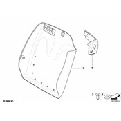 BMW Seat Back Panel - Genuine BMW 52107258743