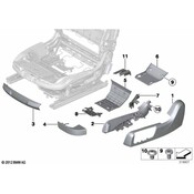 BMW Seat Track Cover - Genuine BMW 52107261790