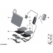 BMW Seat Lumbar Motor - Genuine BMW 52107269618