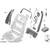 BMW Seat Back Panel - Genuine BMW 52107269681