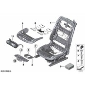 BMW Seat Cushion Spring - Genuine BMW 52107321957