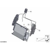 BMW Seat Lumbar Support Cushion - Genuine BMW 52107339993