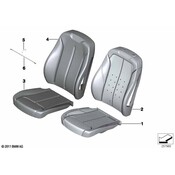 BMW Seat Cushion Foam - Genuine BMW 52107344895