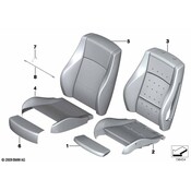 BMW Seat Cushion Pad - Genuine BMW 52107354196