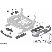 BMW Seat Trim Panel - Genuine BMW 52107385861
