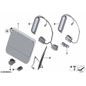 BMW Seat Lumbar Motor - Genuine BMW 52107392151