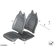 BMW Seat Cushion Foam - Genuine BMW 52107392872