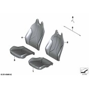 BMW Seat Back Cushion - Genuine BMW 52107398724