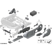 Mini Seat Frame Trim Panel - Genuine Mini 52107416369